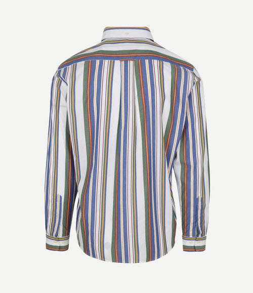 Casual overhemd streep multicolour
