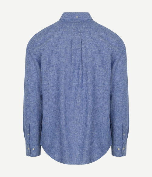 Overhemd linnen blauw