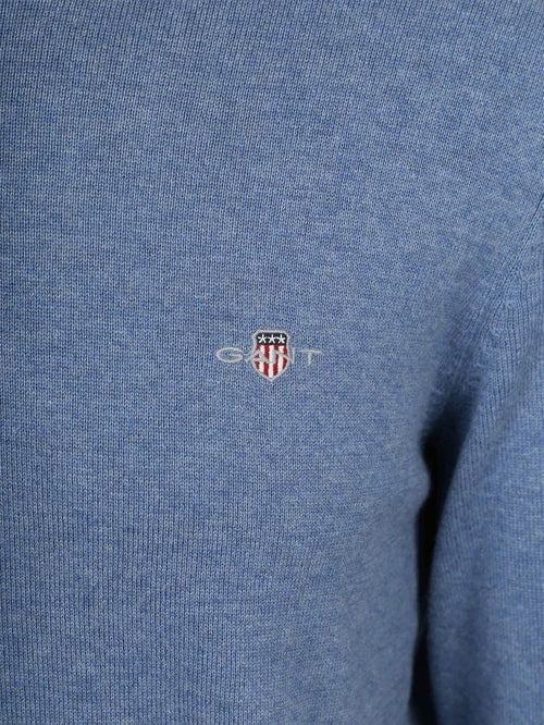 Pullover melange blauw