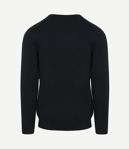 Pullover v-hals donkerblauw