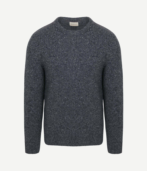 Pullover wool blend antraciet
