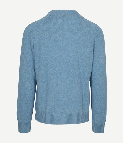 Gant pullover wool blend lichtblauw | Regular-fit