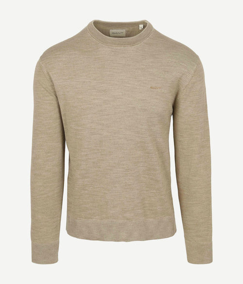 Gant sunfaded trui beige | Regular-fit