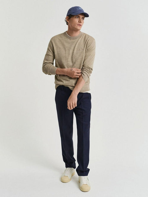 Gant sunfaded trui beige | Regular-fit