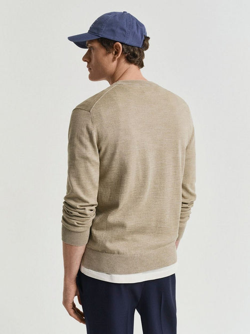 Gant sunfaded trui beige | Regular-fit
