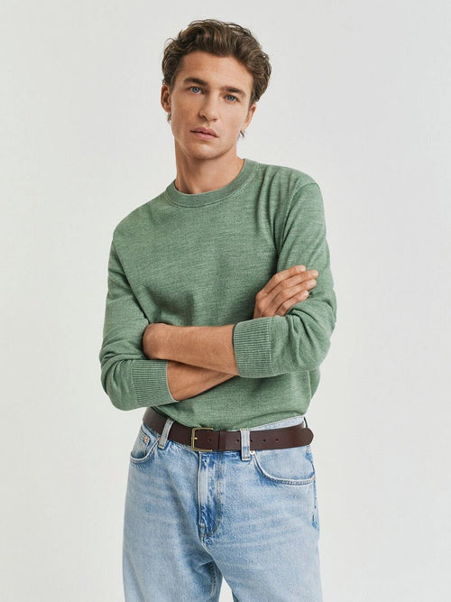 Gant sunfaded trui groen | Regular-fit