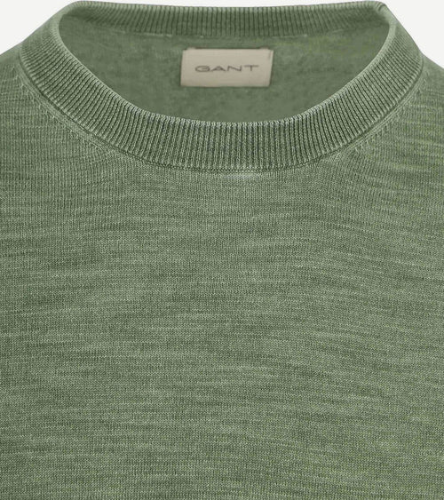 Gant sunfaded trui groen | Regular-fit