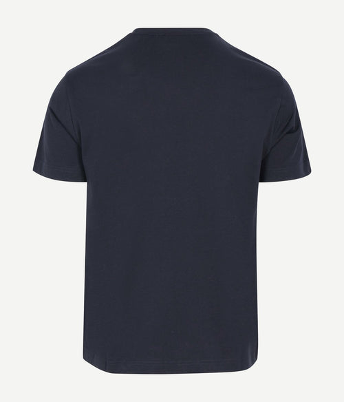 T-shirt shield small logo donkerblauw