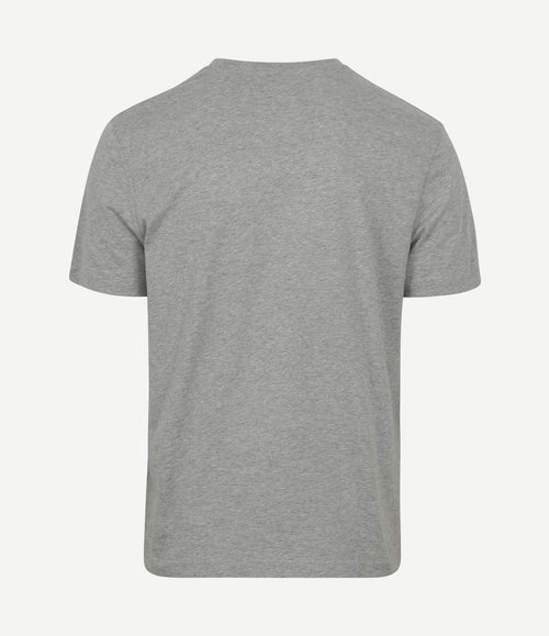 T-shirt shield logo grijs