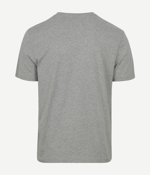 T-shirt shield logo grijs