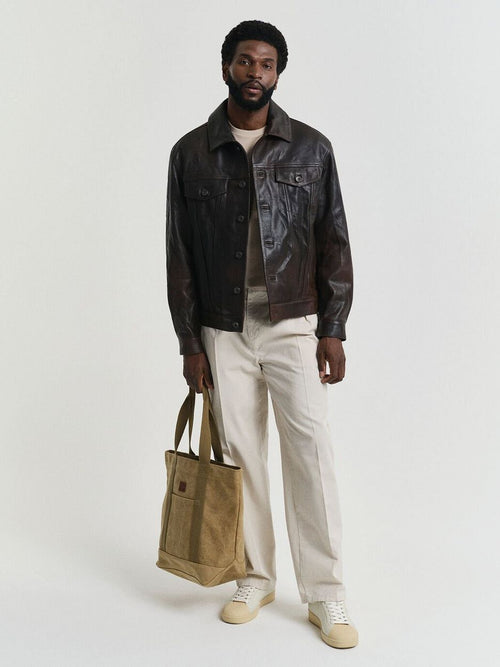 Gant t-shirt shield logo sand | Regular-fit