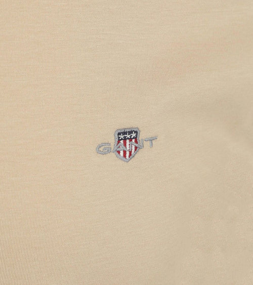 Gant t-shirt shield logo sand | Regular-fit