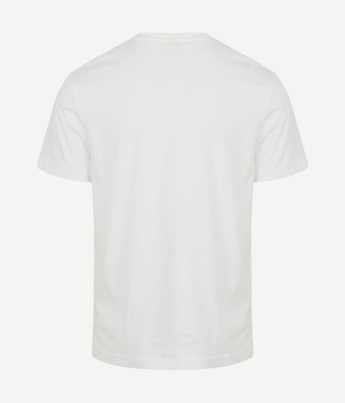 T-shirt shield logo wit