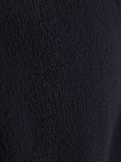 Halfzip trui fleece donkerblauw