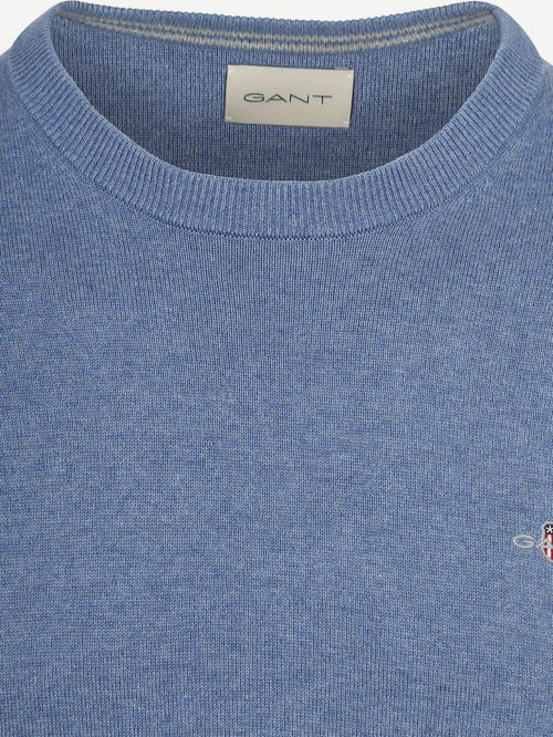 Pullover melange blauw