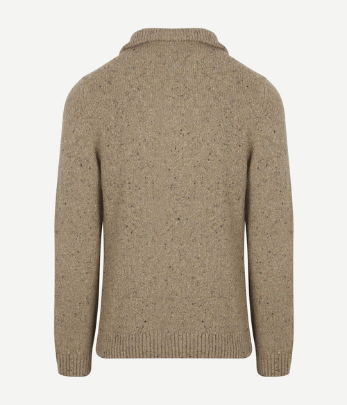 Mocker pullover wool blend sand