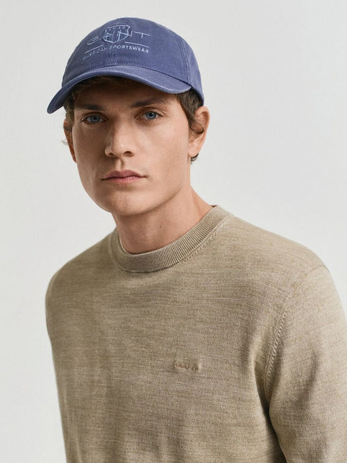Gant sunfaded trui beige | Regular-fit