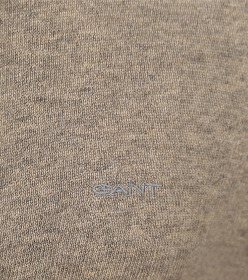 Gant vest lamswol greige | Regular-fit