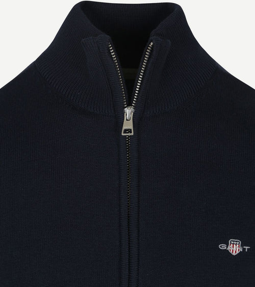 Gant vest donkerblauw | Regular-fit