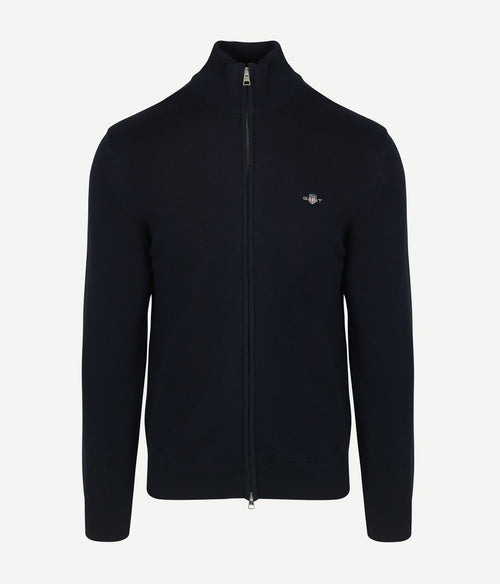 Gant vest donkerblauw | Regular-fit
