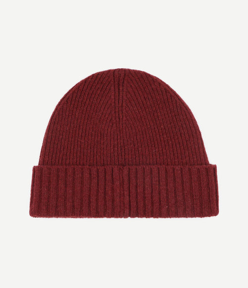 Muts wol bordeaux