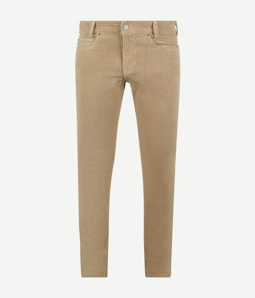 Bill broek corduroy sand