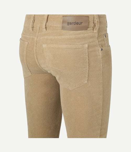 Bill broek corduroy sand