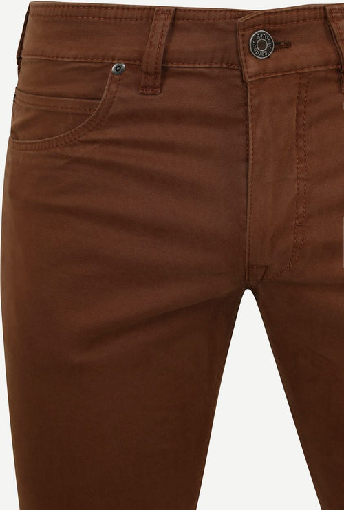 Gardeur Bill broek five pocket bruin