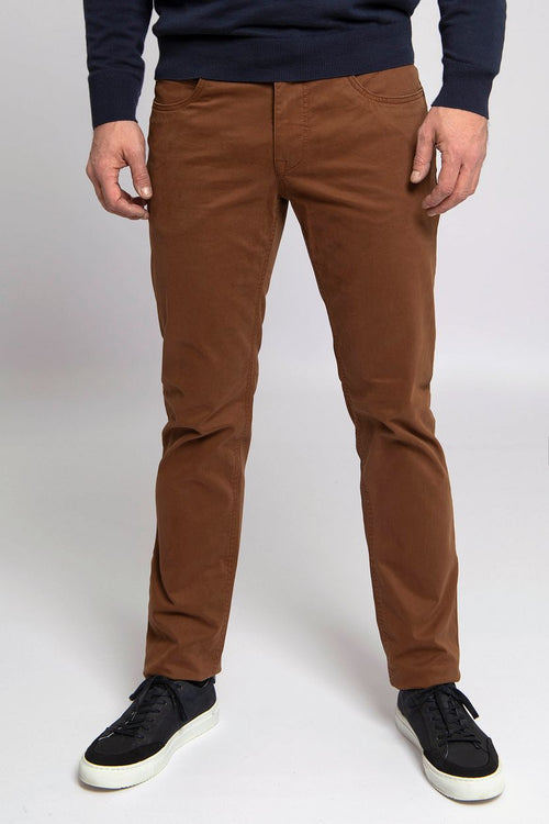 Gardeur Bill broek five pocket bruin
