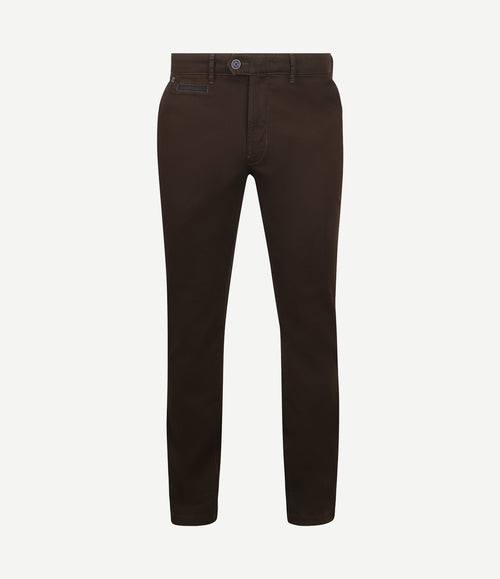 Chino Benny 3 donkerbruin