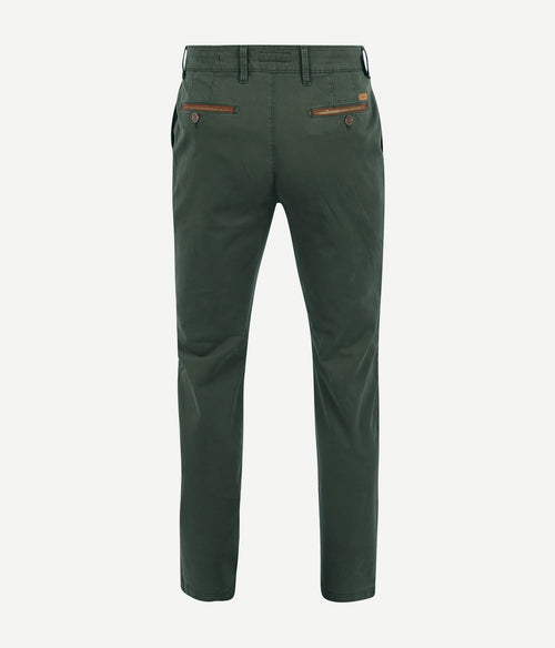 Gardeur chino Benny 3 donkergroen