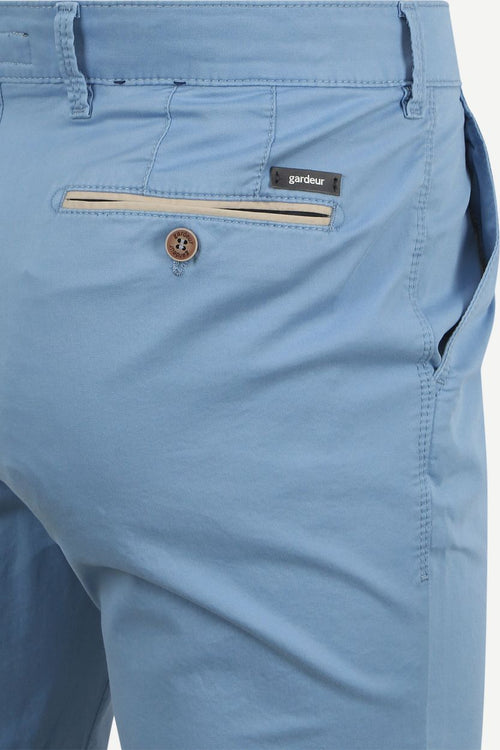 Gardeur chino Benny 3 lichtblauw