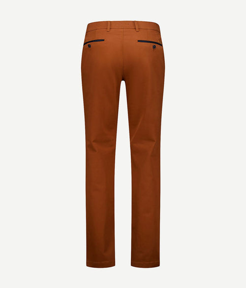 Gardeur chino Benny 3 roestbruin