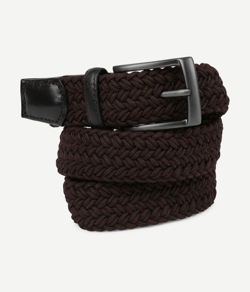 Gardeur geweven riem bruin