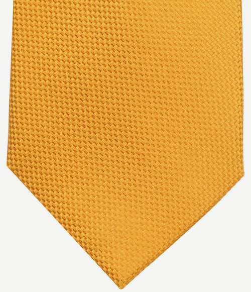 Zijde stropdas gold