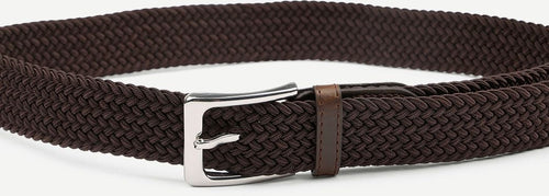 Geweven riem bruin