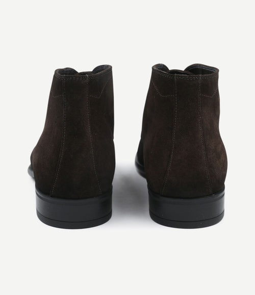 Amalfi boy schoen suede bruin