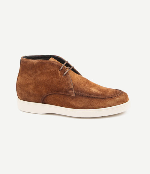 Boy schoen suede bruin