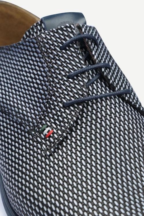 Giorgio rattan schoen blauw