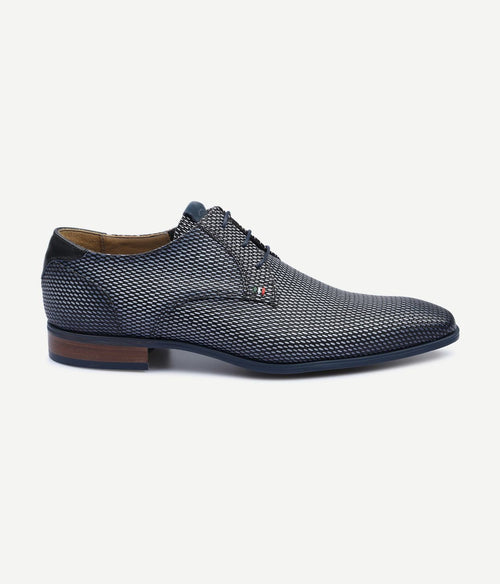 Giorgio rattan schoen blauw