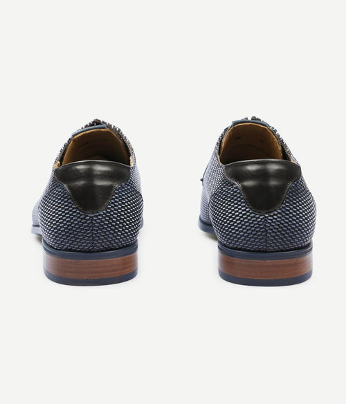Giorgio rattan schoen blauw