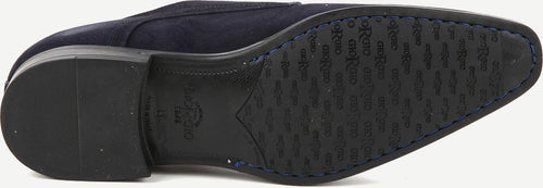 Amalfi schoen monk strap donkerblauw