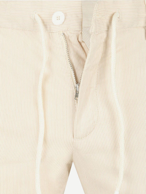 Broek jump stripe ecru