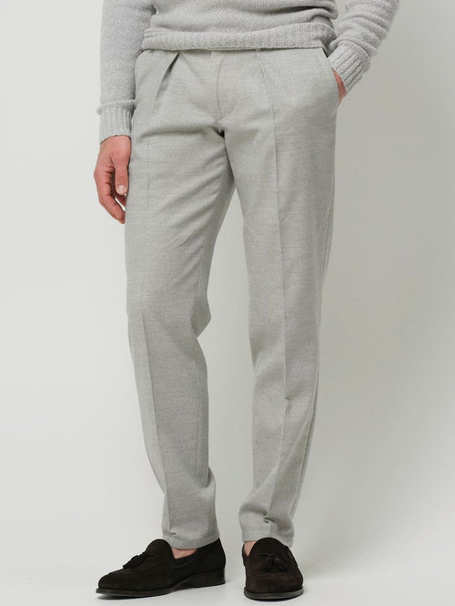 Chino flanel grijs