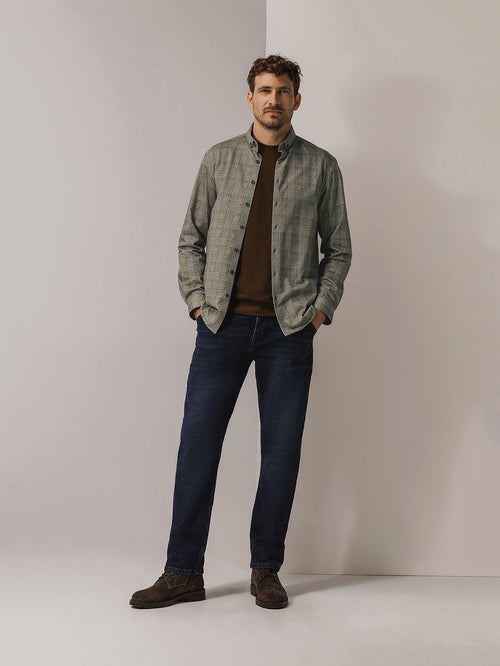 State of Art overhemd print grijs | Regular-fit