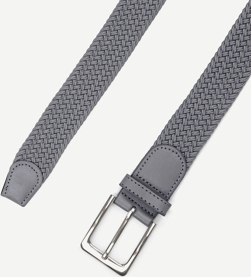 Geweven riem donkergrijs