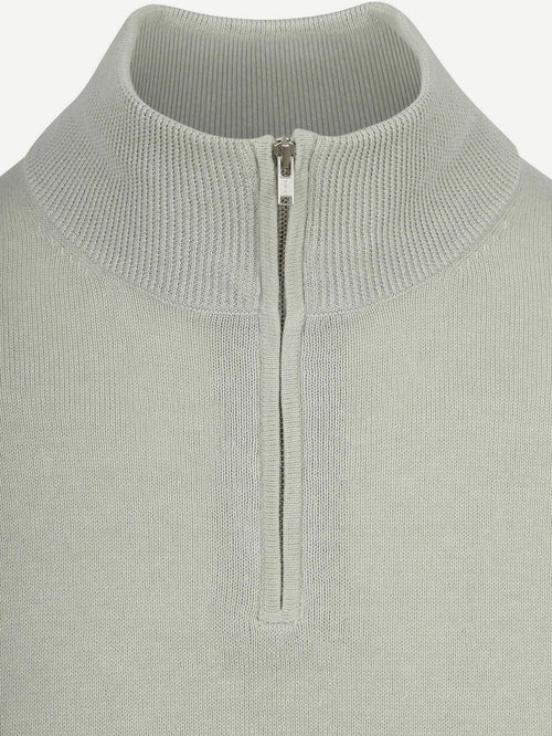 Half-zip trui colin grijs
