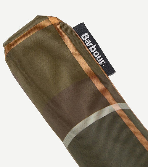 Barbour paraplu tartan groen