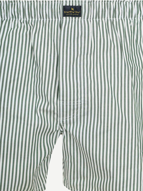 Boxershort stripe groen