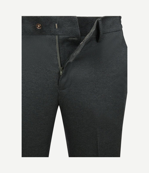 Aiden pantalon houndstooth forest
